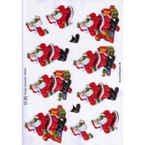 3D ark - Jul, julemand, st�ende