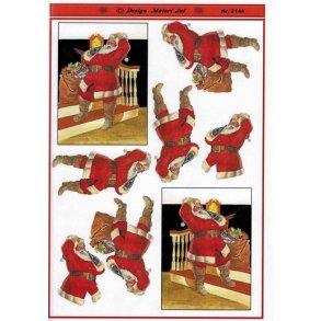 3D ark - Jul, julemand, drikker �l