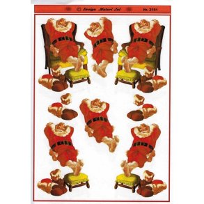 3D ark - Jul, julemand, slapper af