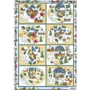 3D ark - Sm� julemotiver, landskaber