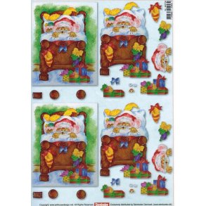 3D ark - Jul, julemand, sover