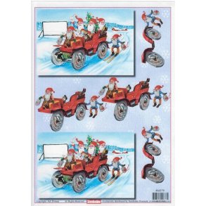 3D ark - Jul, nisser, gammel bil