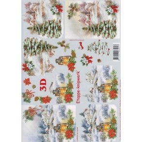 3D ark - Jul, julelandskab