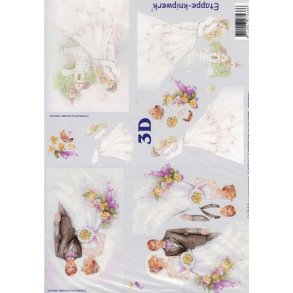 3D ark - Bryllup, brudepar, lilla b�nd