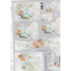 3D ark - Bryllup, brudepar, lyser�de roser