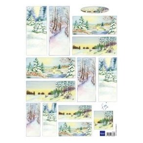 Klippeark - Natur, snedkkede vinterlandskaber #1