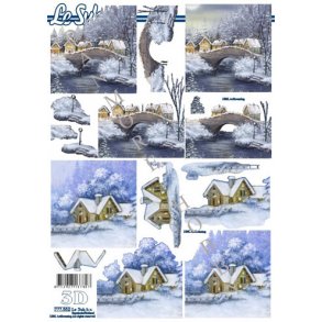 3D ark - Natur, vinterlandskab