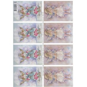 3D ark - Alfer, pige, hvid kjole