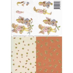 3D ark - Alfer, pige, dreng, m/baggrund