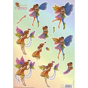 3D ark - Alfer, sommerfugl