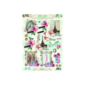 3D ark - Romantik, paris, by, nostalgi