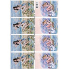 3D ark - Havfrue, svane