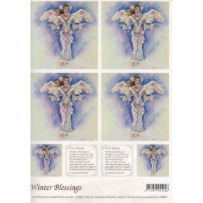 3D ark - Engle, vinter velsignelse