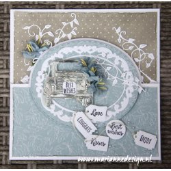 Papirblok i karton, "Eternity", 8 design, A5-str., 32 ark i alt