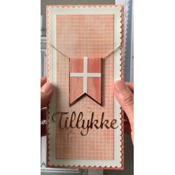 Dies/skre stencil, Flag, 6,5x4,4cm, 3 dies, SBD096