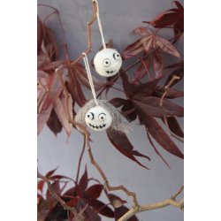 Gry &amp; Sif - Halloween; Mumie &amp; Halloween hoved m/grt hr, st af 2 stk.