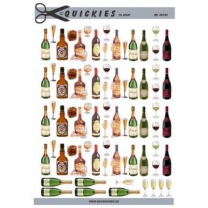 3D ark - Sm motiver - Flasker og glas