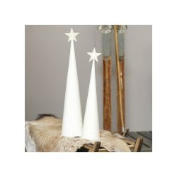 Papkegler, runde, hje kegler i papmach&eacute;. St med 3 str. H: 30-40-50 cm