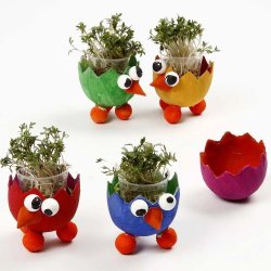 ggeskal i papmach&eacute;, 8 stk., pske