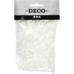 Krlhr, hvid, 15g, lse krller