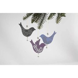 Trfugle - fredsduer til ophng, 10 stk.