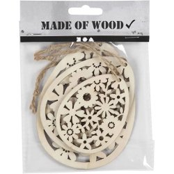 Pske ophng i tr, 3 stk.