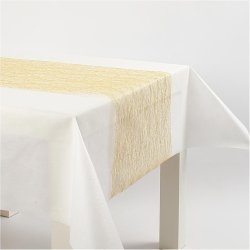 Bordlber i net, guld-farvet, bredde 30 cm, lngde 10m