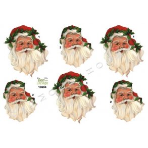 3D ark - Jul. Gammeldags julemand