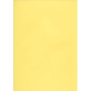 Kulrt papir A4, 80g, lys gul, 20 ark