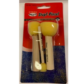 Skumgummi-pensler, 3 strrelser