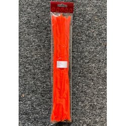 Chenille/piberenser, 6mm 30cm, orange