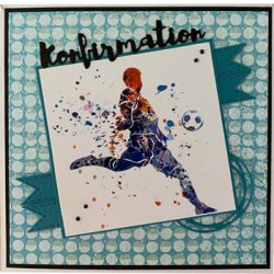 Felicita Toppers, "Fodboldspillere", 18 ark, 6 designs, 9x9cm