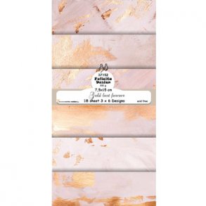 Papirblok i mini-slimcard strrelse 7,5x15cm, 6 design, 18 ark, 