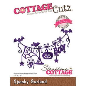 Die/skre stencil, Halloween pynt, ca. 9,4x5,6cm