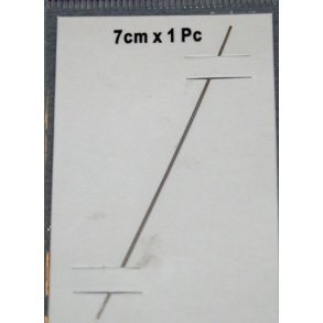 Perlenl - splitjenl, 7cm lang, 1 stk.