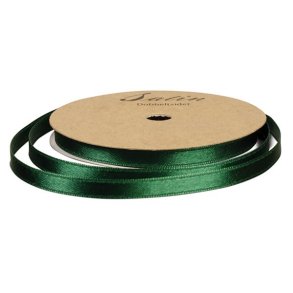 Satinbnd 6mm, 10 m pr. rulle, GRANGRN