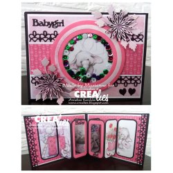 Dies/skre stencil, Add-on til Squash-foldekort, 6 dies