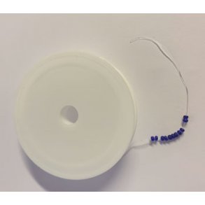 Elastisk smykketrd, klar, 0,5mm x 10m