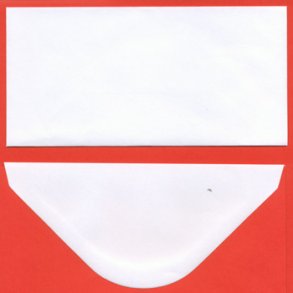 Kuverter 8,2x16,5cm, hvid, 10 stk, passer til minislim-kort