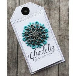 Die/skre stencil, manilla folde-mrke ca. 60x208mm