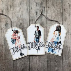 Die/skre stencil, manilla folde-mrke ca. 60x208mm