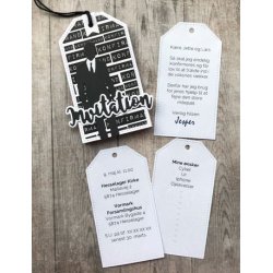 Die/skre stencil, manilla folde-mrke ca. 60x208mm