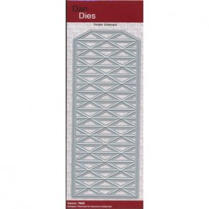 Die/sk�re stencil, Foldet julekugle, 1 die.