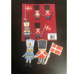 Dies/skre stencils, Garder &amp; Nddeknkker, ca. 3x8 cm, 24 dies.