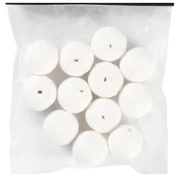 Vatkugler, 25mm, hvid, 10stk