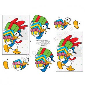 3D ark - Brnemotiv, Disney´s Anders And med pakker