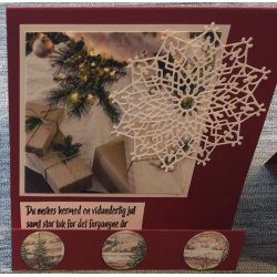 Dixi Craft Epoxy Toppers, Sm jule- og vintermotiver m/grantrer