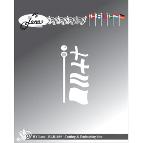 Die/skre stencil, By Lene's Flag, BLD1039