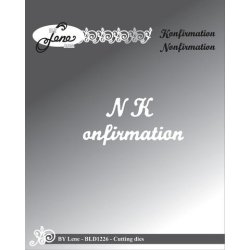 Die/skre stencil, By Lene's "Konfirmation"/"Nonfirmation", BLD1226