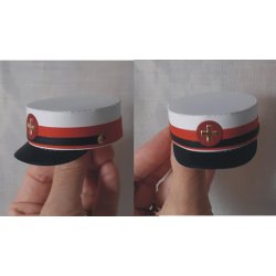 Dies/skre stencil, By Lene's foldet studenterhue, ca. 5x2cm, BLD1275